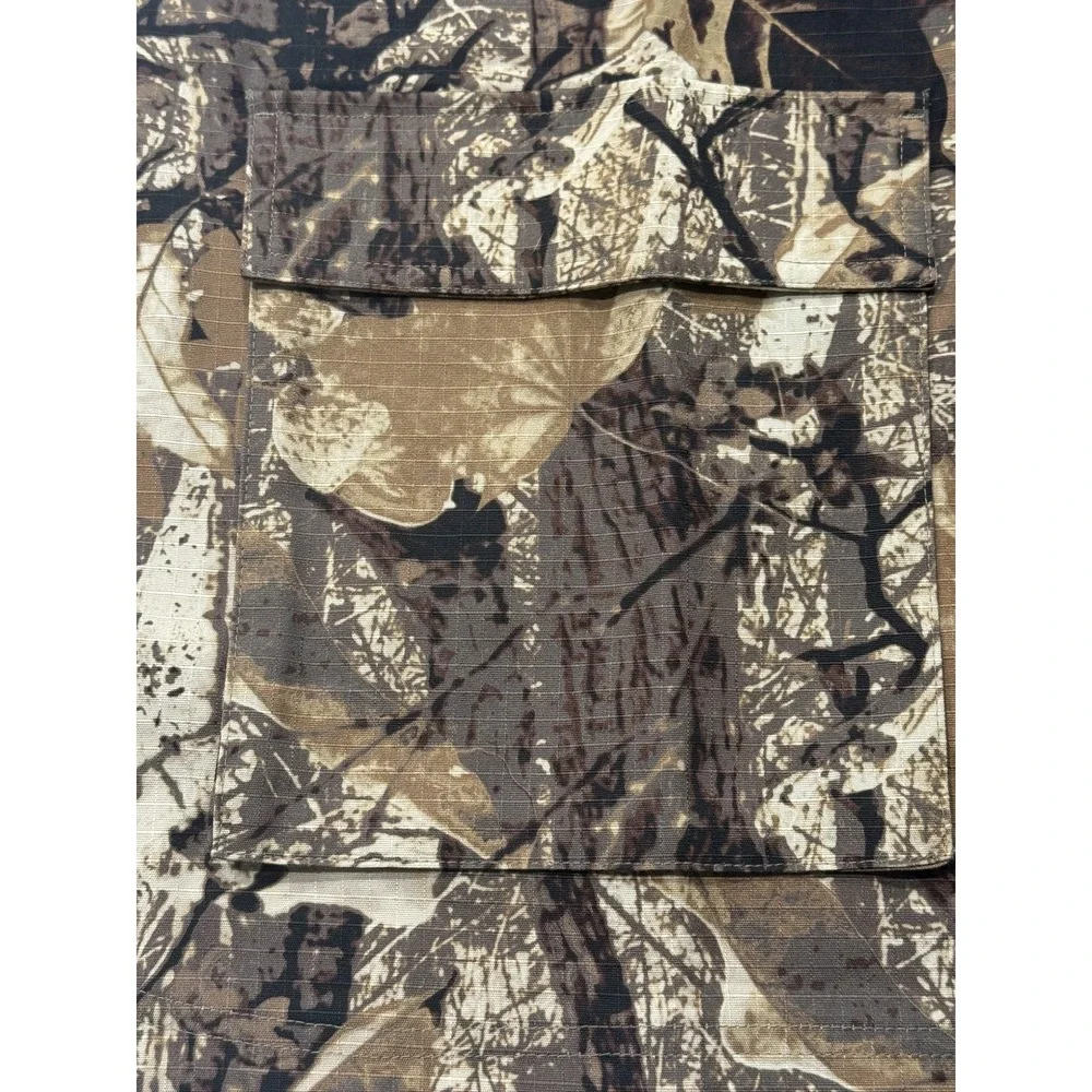 Adidas OG Camo Vest Men's M Brown Camouflage Full Zip Cotton KD6258